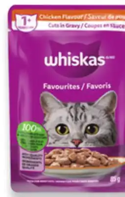 Walmart Whiskas Wet Cat Food Pouches offer