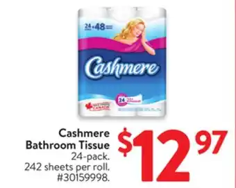 Walmart Cashmere Bathroom Tissue offer