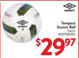 Walmart Tempest Soccer Ball offer