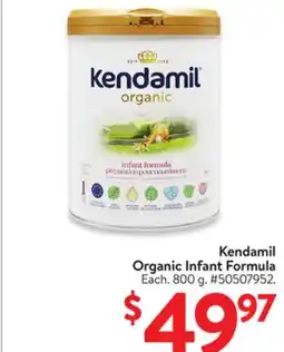 Walmart Kendamil Organic Infant Formula offer