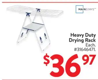 Walmart Heavy Duty Drying Rack offer