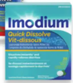 Walmart Imodium Quick Dissolve Tablets offer