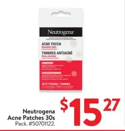 Walmart Neutrogena Acne Patches 30s offer