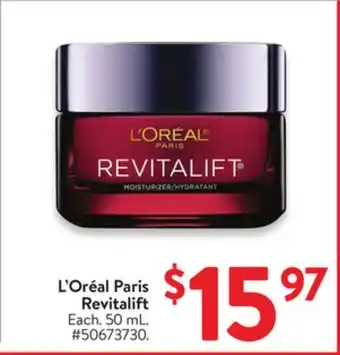 Walmart L'Oréal Paris Revitalift offer