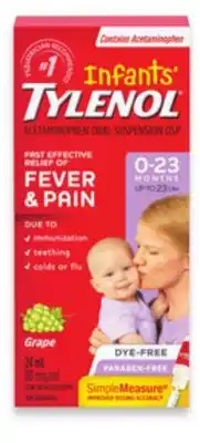 Walmart Children's or Infants' Tylenol or Children's Motrin offer