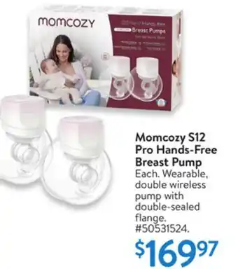 Walmart Momcozy S12 Pro Hands-Free Breast Pump offer