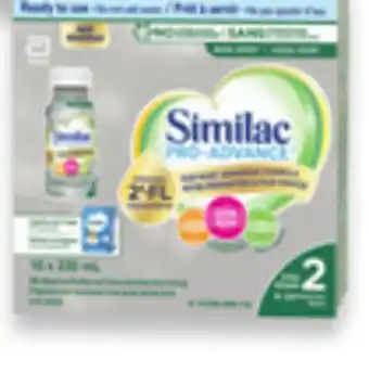 Walmart Similac Pro-Advance Step 2 Ready to Feed Bottles offer