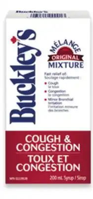 Walmart Buckley's Cough and Congestion Syrup offer