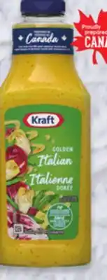 Walmart Kraft Golden Italian Salad Dressing offer