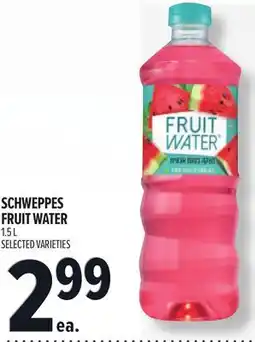 Metro SCHWEPPES FRUIT WATER offer