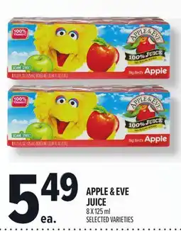 Metro APPLE & EVE JUICE offer