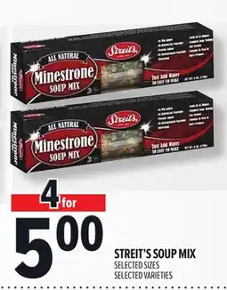 Metro STREIT'S SOUP MIX offer