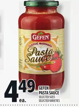 Metro GEFEN PASTA SAUCE offer