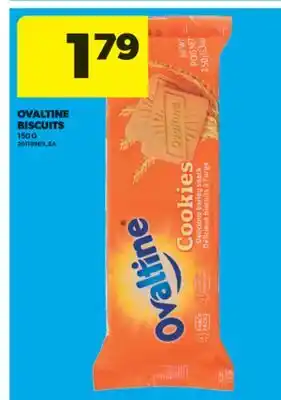 Real Canadian Superstore OVALTINE BISCUITS, 150 G offer