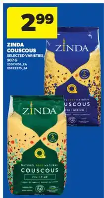 Real Canadian Superstore ZINDA COUSCOUS, 907 G offer