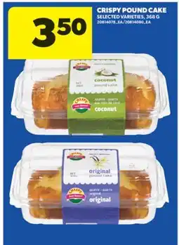 Real Canadian Superstore CRISPY POUND CAKE, 368 G offer