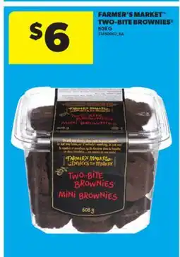 Real Canadian Superstore FARMER'S MARKET TWO-BITE BROWNIES , 608 G offer