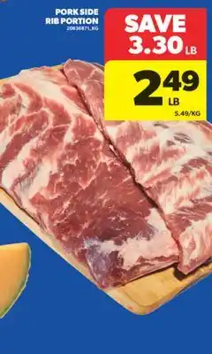 Real Canadian Superstore PORK SIDE RIB PORTION offer