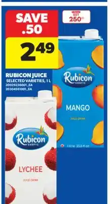 Real Canadian Superstore RUBICON JUICE, 1 L offer