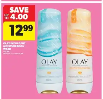 Real Canadian Superstore OLAY INDULGENT MOISTURE BODY WASH, 591 ML offer