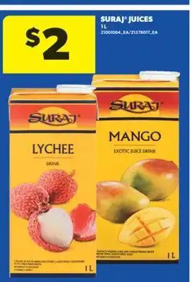 Real Canadian Superstore SURAJ JUICES, 1 L offer