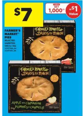 Real Canadian Superstore FARMER'S MARKET PIES, 580 G - 1 KG offer