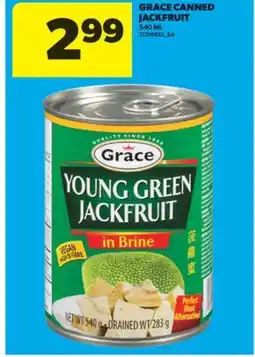 Real Canadian Superstore GRACE CANNED JACKFRUIT, 540 ML offer