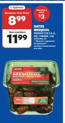 Real Canadian Superstore DATES MEDJOOL, 2 LB offer