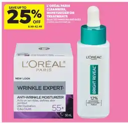 Real Canadian Superstore L'ORÉAL PARIS CLEANSERS, MOISTURIZER OR TREATMENTS offer