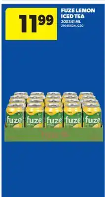 Real Canadian Superstore FUZE LEMON ICED TEA, 20X341 ML offer