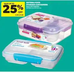 Real Canadian Superstore SISTEMA FOOD STORAGE CONTAINERS offer