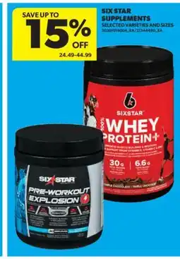 Real Canadian Superstore SIX STAR SUPPLEMENTS offer