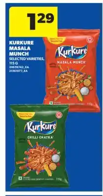 Real Canadian Superstore KURKURE MASALA MUNCH, 115 G offer