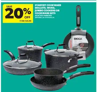 Real Canadian Superstore STARFRIT COOKWARE SKILLETS, WOKS, JUMBO COOKERS OR COOKWARE SETS offer