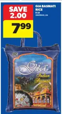 Real Canadian Superstore GIA BASMATI RICE, 8 LB offer