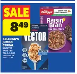 Real Canadian Superstore KELLOGG'S JUMBO CEREAL, 700 G-1.2 KG offer