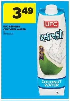 Real Canadian Superstore UFC REFRESH COCONUT WATER, 1 L offer