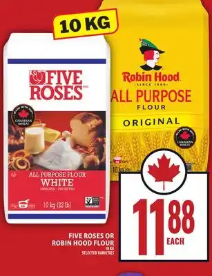 Food Basics FIVE ROSES OR ROBIN HOOD FLOUR offer