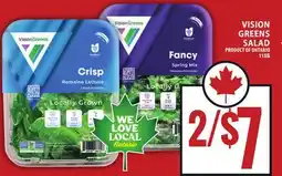 Food Basics VISION GREENS SALAD offer