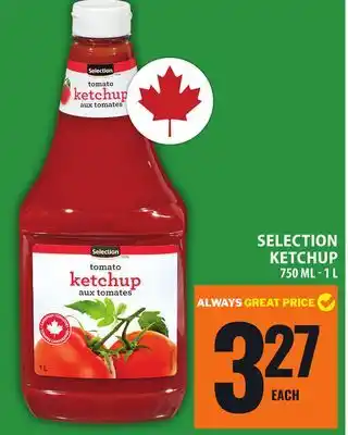 Food Basics SELECTION KETCHUP offer