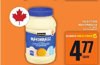 Food Basics SELECTION MAYONNAISE offer