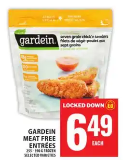 Food Basics GARDEIN MEAT FREE ENTRÉES offer