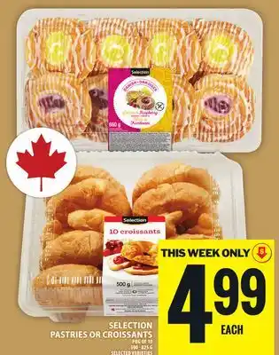 Food Basics SELECTION PASTRIES OR CROISSANTS offer