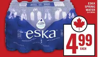 Food Basics ESKA SPRING WATER offer