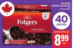 Food Basics FOLGERS COFFEE CAPSULES offer