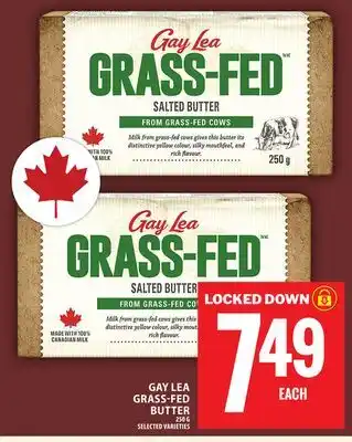 Food Basics GAY LEA GRASS-FED BUTTER offer