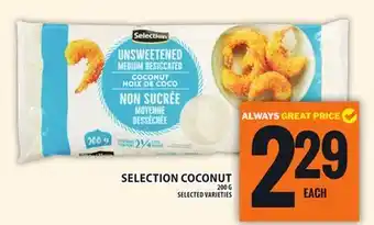 Food Basics SELECTION COCONUT offer