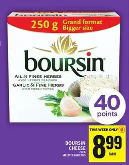 Food Basics BOURSIN CHEESE offer