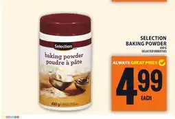 Food Basics SELECTION BAKING POWDER offer