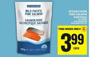 Food Basics OCEANCHARM PINK SALMON PORTIONS offer